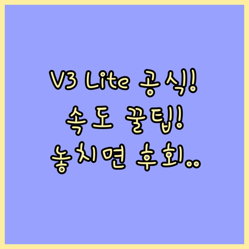 V3 Lite 공식 다운로드 경로와 최적화 설정 방법